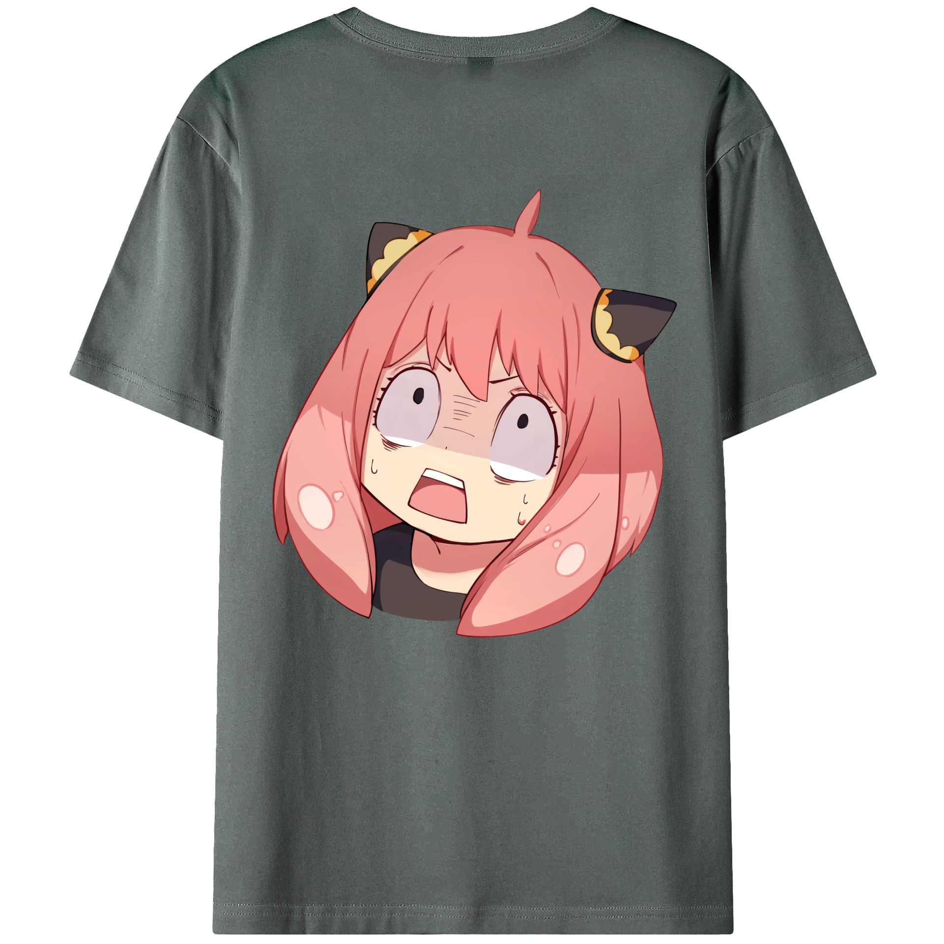 （画像用） SPY×FAMILY间谍家家酒 綿100％ メンズ半袖Tシャツ（バックプリント） 通気性